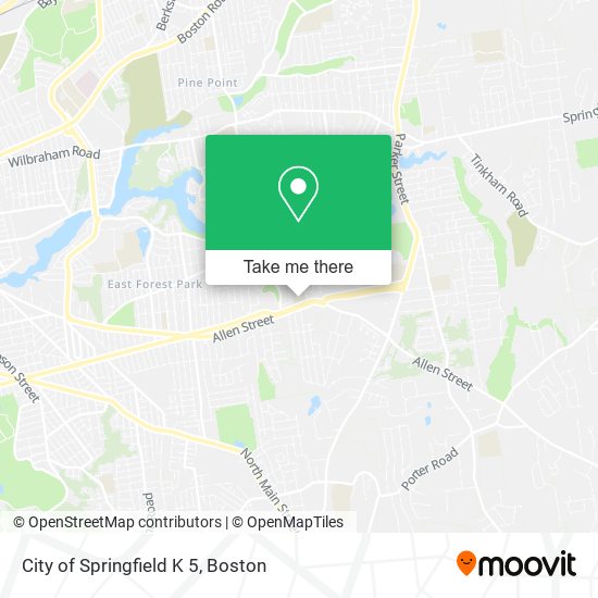 City of Springfield K 5 map