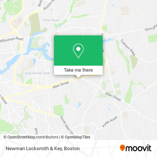 Mapa de Newman Locksmith & Key