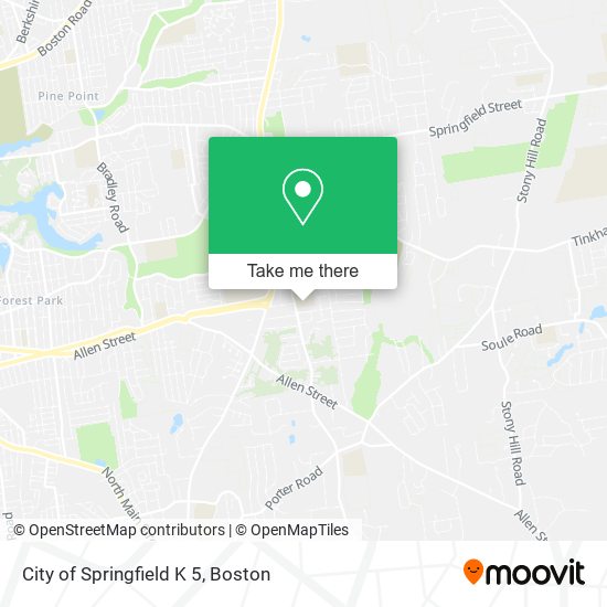 City of Springfield K 5 map