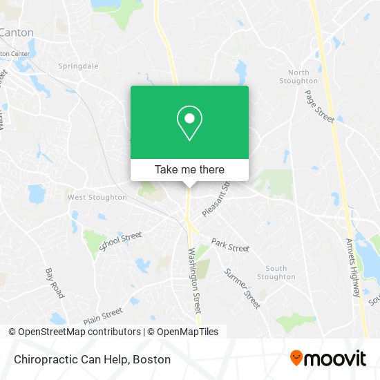 Chiropractic Can Help map