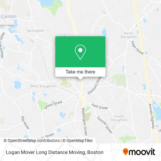 Mapa de Logan Mover Long Distance Moving