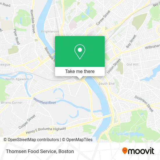 Thomsen Food Service map