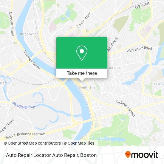 Auto Repair Locator Auto Repair map