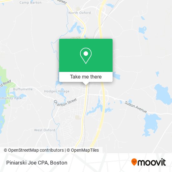 Mapa de Piniarski Joe CPA