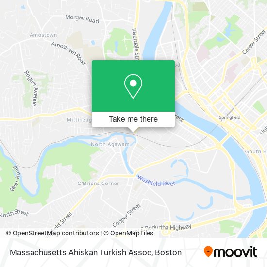 Massachusetts Ahiskan Turkish Assoc map