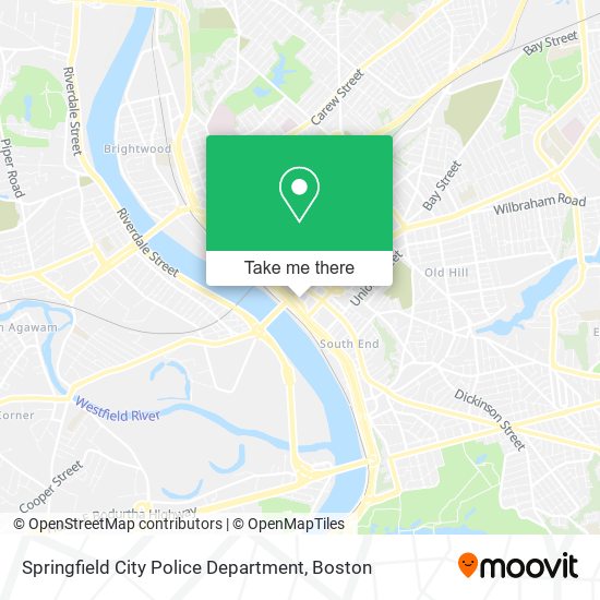 Springfield City Police Department map