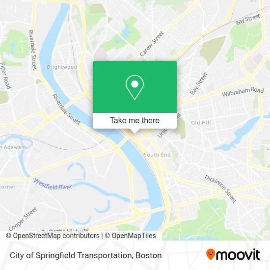 City of Springfield Transportation map