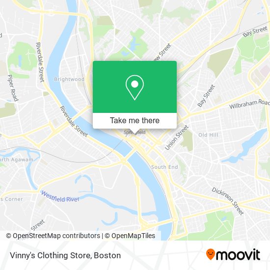 Mapa de Vinny's Clothing Store