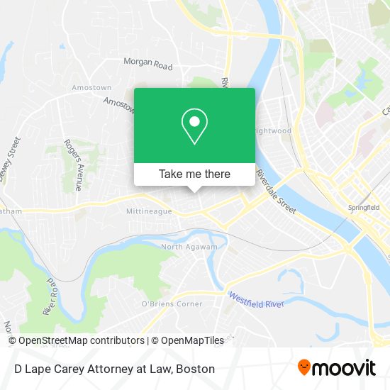 D Lape Carey Attorney at Law map