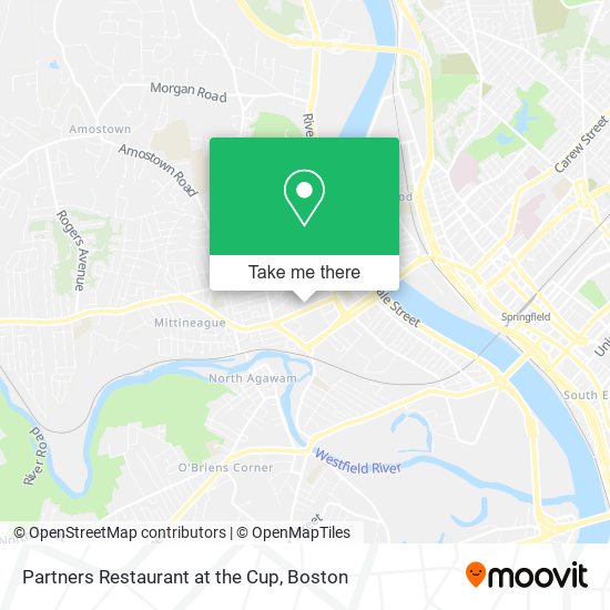 Partners Restaurant at the Cup map