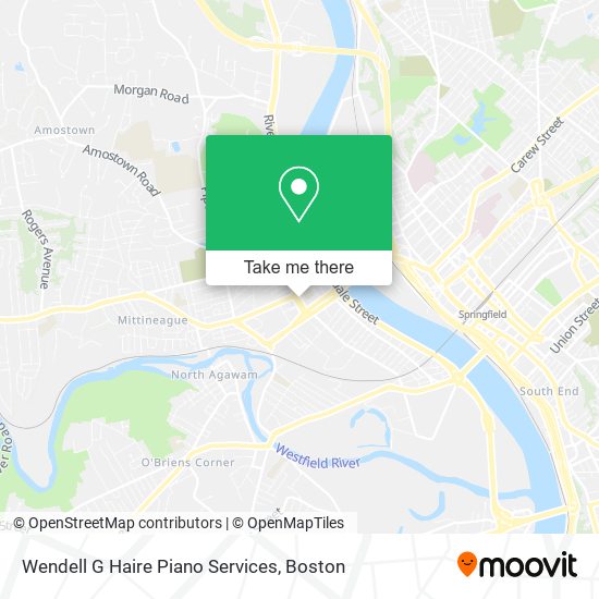 Wendell G Haire Piano Services map