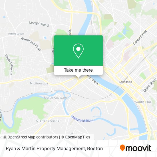 Ryan & Martin Property Management map