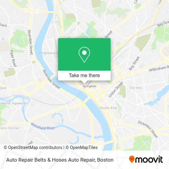 Auto Repair Belts & Hoses Auto Repair map