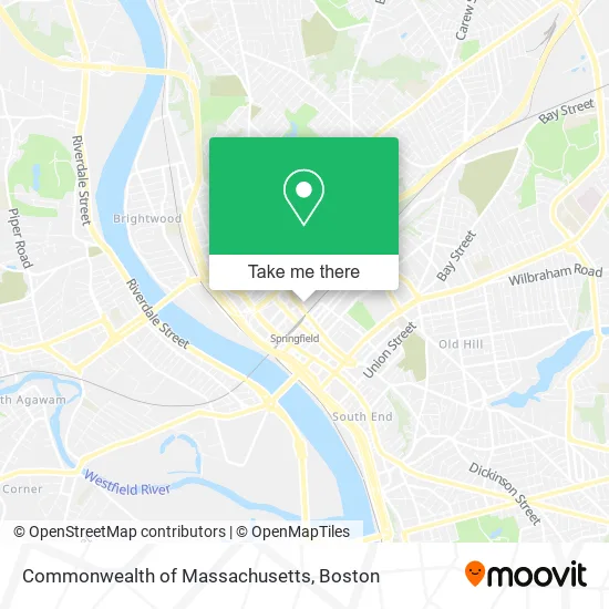 Mapa de Commonwealth of Massachusetts