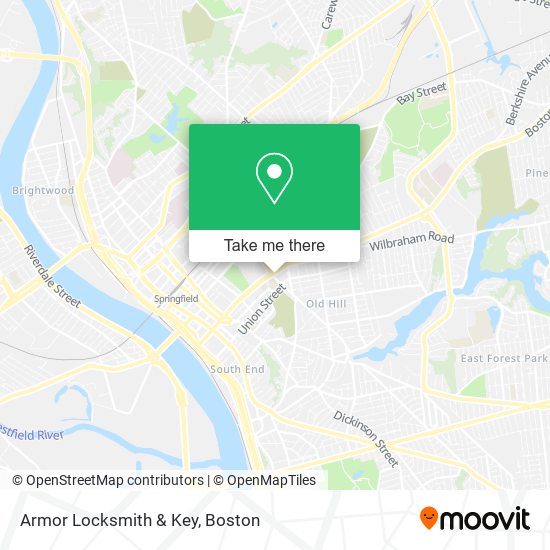 Mapa de Armor Locksmith & Key