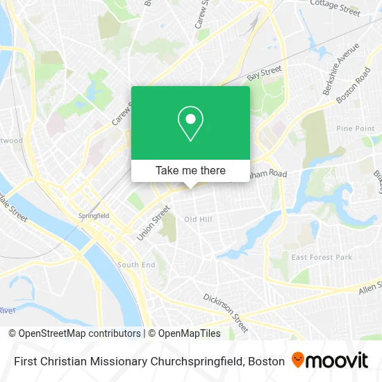 First Christian Missionary Churchspringfield map