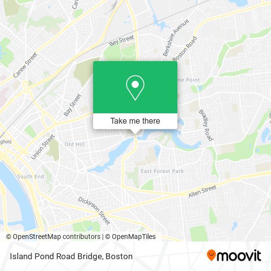 Mapa de Island Pond Road Bridge