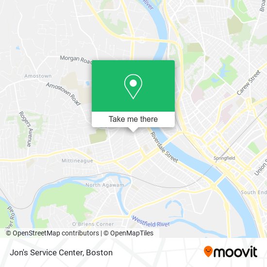 Mapa de Jon's Service Center