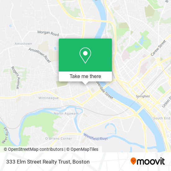 Mapa de 333 Elm Street Realty Trust