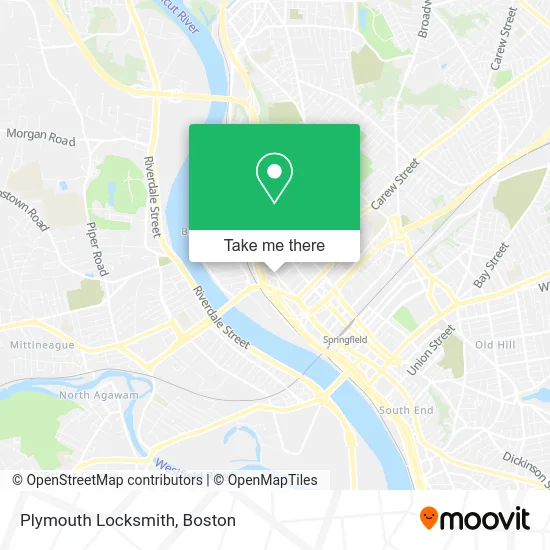 Plymouth Locksmith map