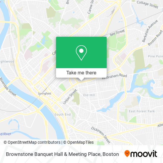 Brownstone Banquet Hall & Meeting Place map