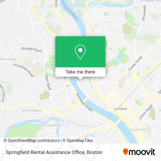 Springfield Rental Assistance Office map