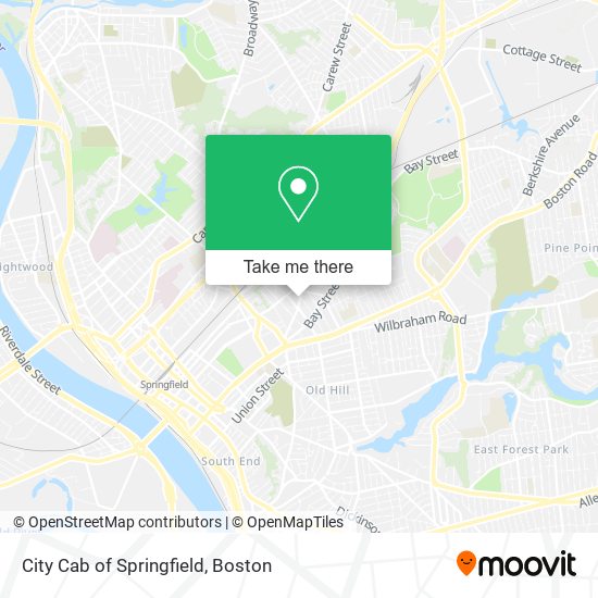 Mapa de City Cab of Springfield