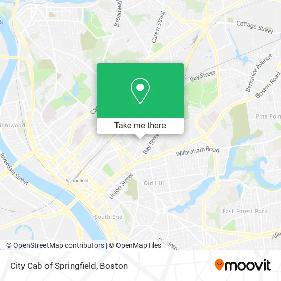 Mapa de City Cab of Springfield