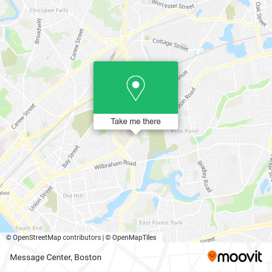 Message Center map