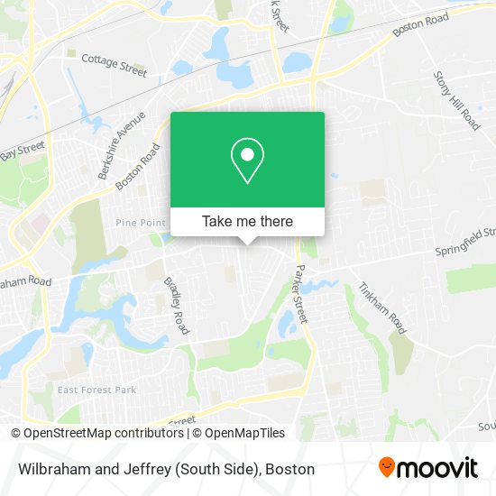 Mapa de Wilbraham and Jeffrey (South Side)