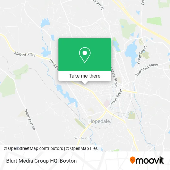 Mapa de Blurt Media Group HQ