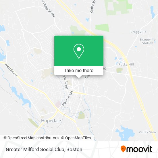 Mapa de Greater Milford Social Club