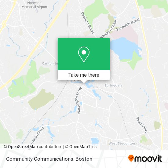 Mapa de Community Communications