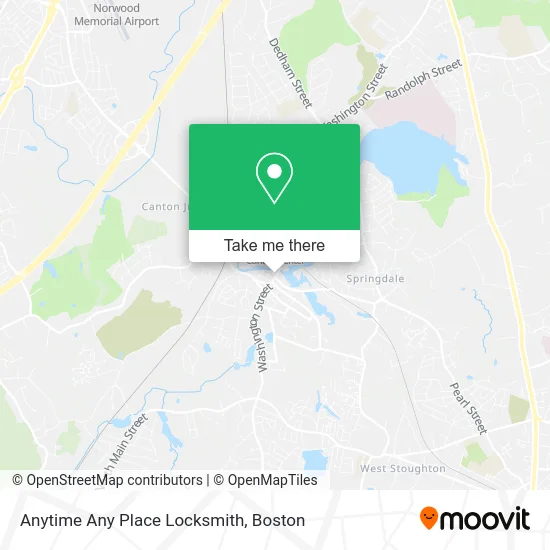 Anytime Any Place Locksmith map