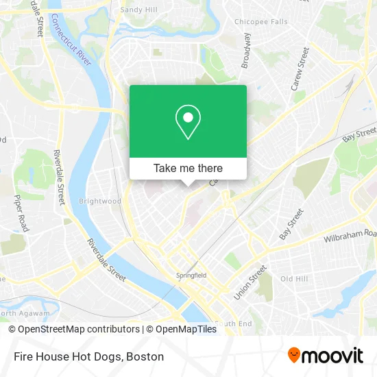 Fire House Hot Dogs map
