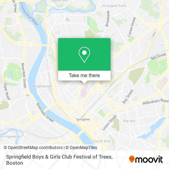 Mapa de Springfield Boys & Girls Club Festival of Trees