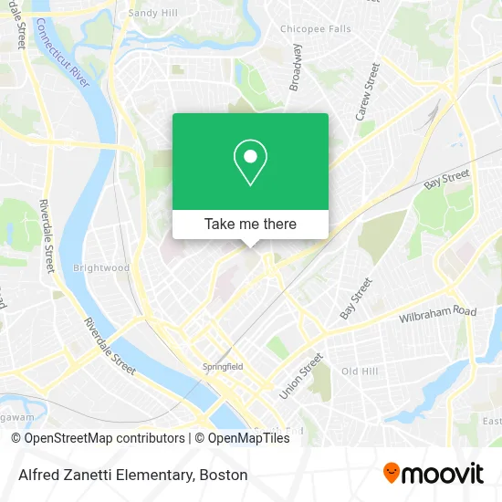 Alfred Zanetti Elementary map