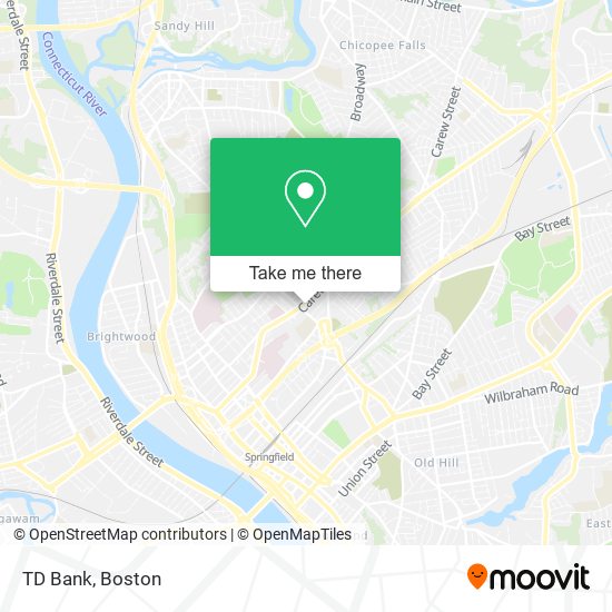 TD Bank map