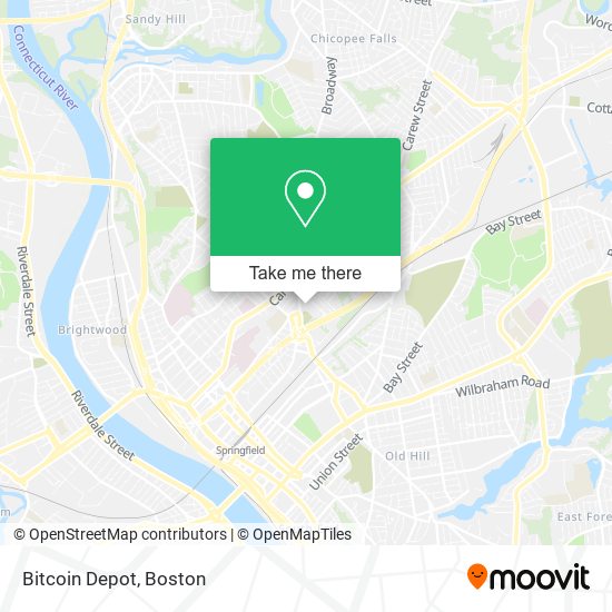 Mapa de Bitcoin Depot