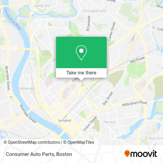 Consumer Auto Parts map