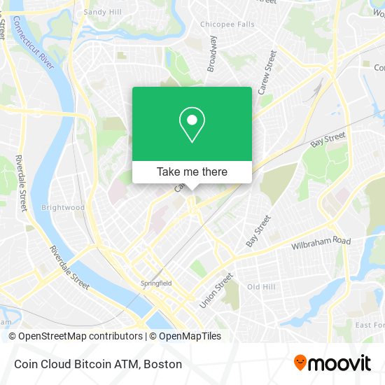 Mapa de Coin Cloud Bitcoin ATM