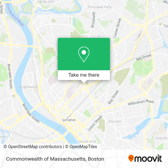 Commonwealth of Massachusetts map