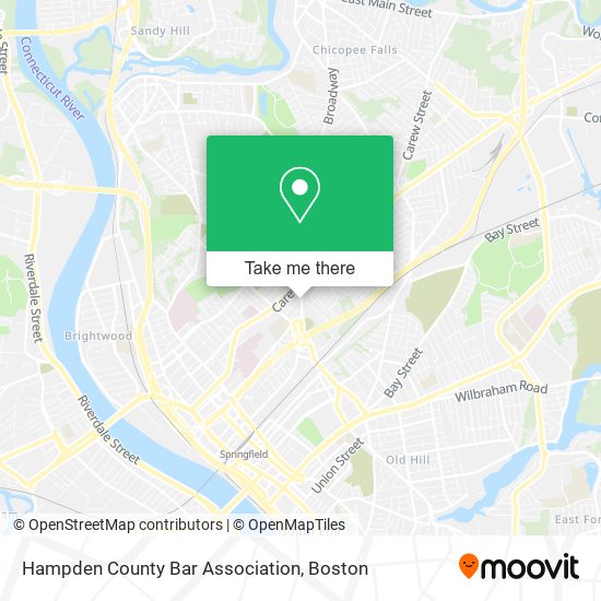 Mapa de Hampden County Bar Association