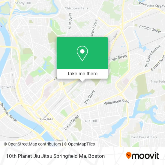 Mapa de 10th Planet Jiu Jitsu Springfield Ma
