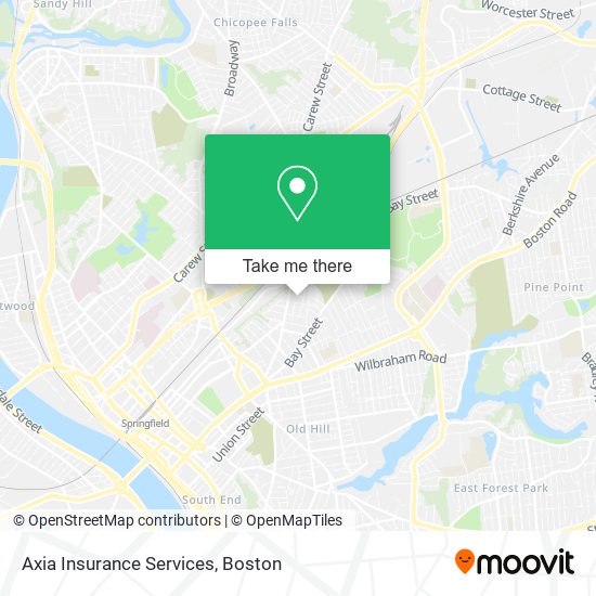 Mapa de Axia Insurance Services