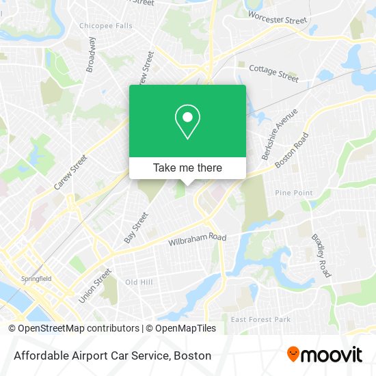 Affordable Airport Car Service map