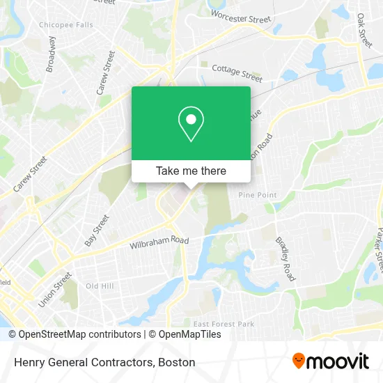 Henry General Contractors map