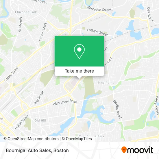 Bournigal Auto Sales map