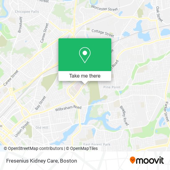 Mapa de Fresenius Kidney Care