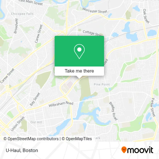 U-Haul map